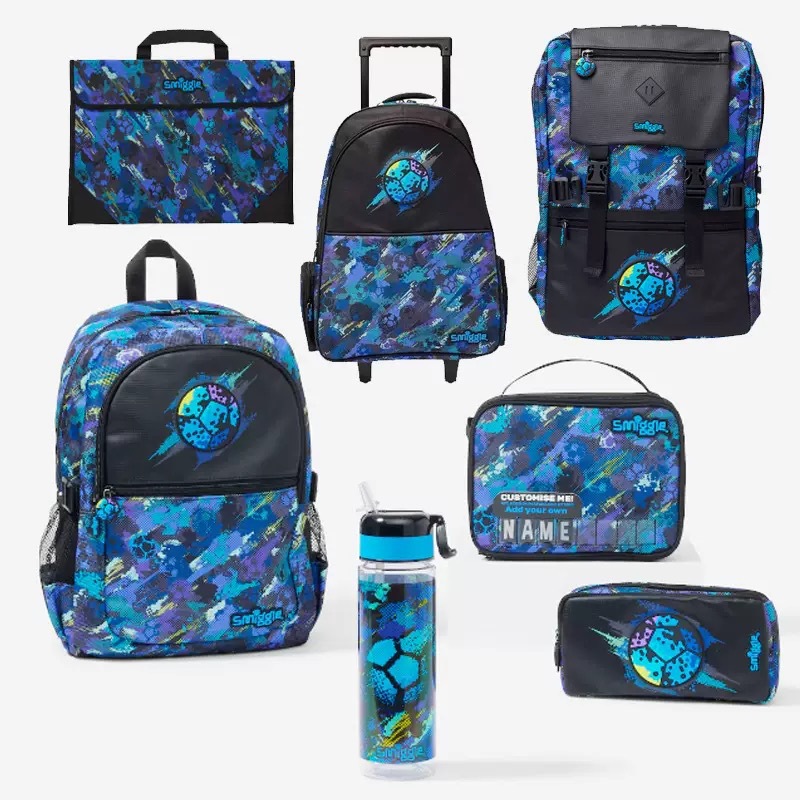 Australia smiggle mochila de dibujos animados mochila de gran capacidad mochila de niños plegable bolsa de ocio al aire libre