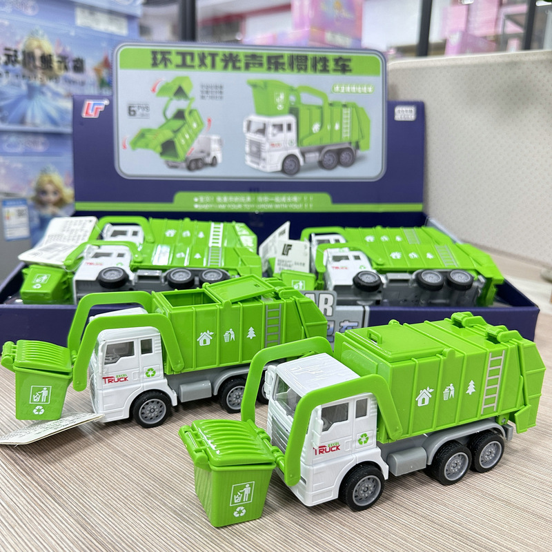 Sanitation Garbage Transport Truck Inertia Sound and Light Simulation Car Model Boy Small Children's Toys Wholesale Enrollment Gifts Stall Sanitation Garbage Transport Truck Inertia Sound and Light Simulation Car Model Boy Small Children's Toys Wholesale Enrollment Gifts Stall
