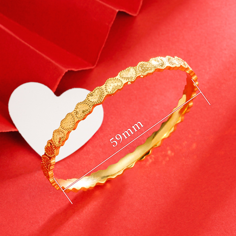 Arena oro flash dragón escala pulsera para las mujeres todo fósforo nicho imitación oro cobre pulsera no se desvanece durante mucho tiempo accesorios nueva pulsera antigua