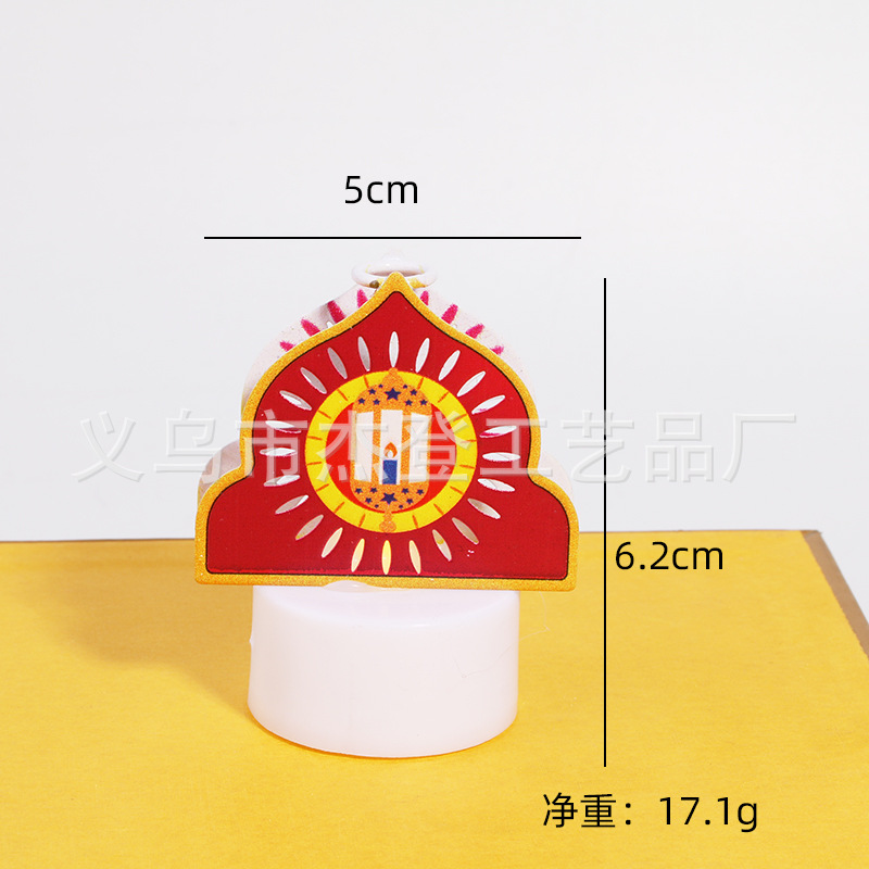 Nueva lámpara de vela electrónica LED iluminación creativa iluminación de atmósfera decoración pequeña lámpara de color hierro forjado estrella de modelado lámpara de noche