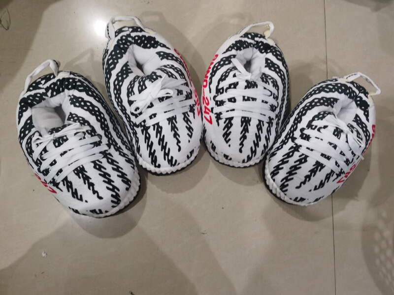 Cartoon warm sloth animal plush home slippers factory direct one-piece delivery