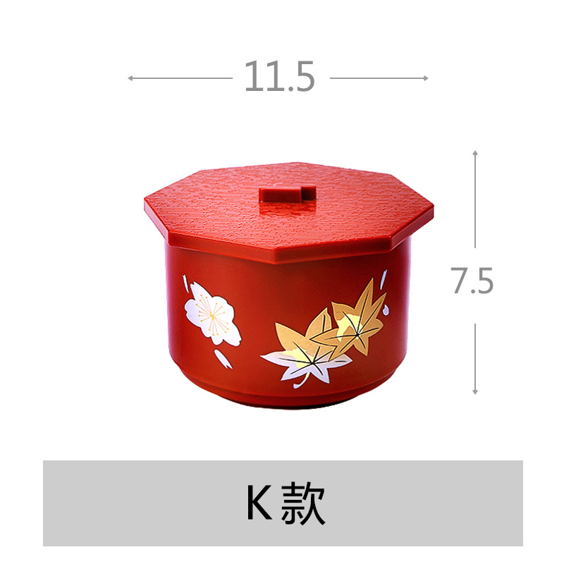 Cuenco de sopa de estilo japonés y coreano Cuenco de sopa de estilo japonés con tapa Cuenco de arroz de sopa de estilo japonés Cuenco de inmersión Cuenco comercial Cuenco de sopa de sabor creativo