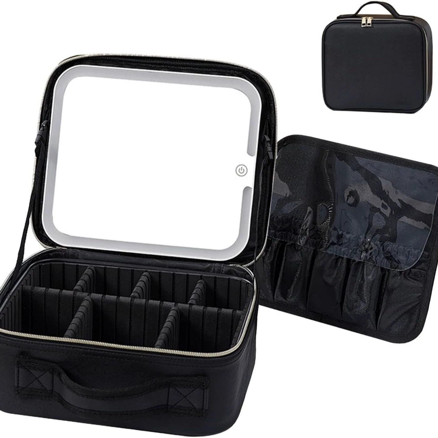 Makeup box, capacious handheld cosmetic bag, high quality organizer bag