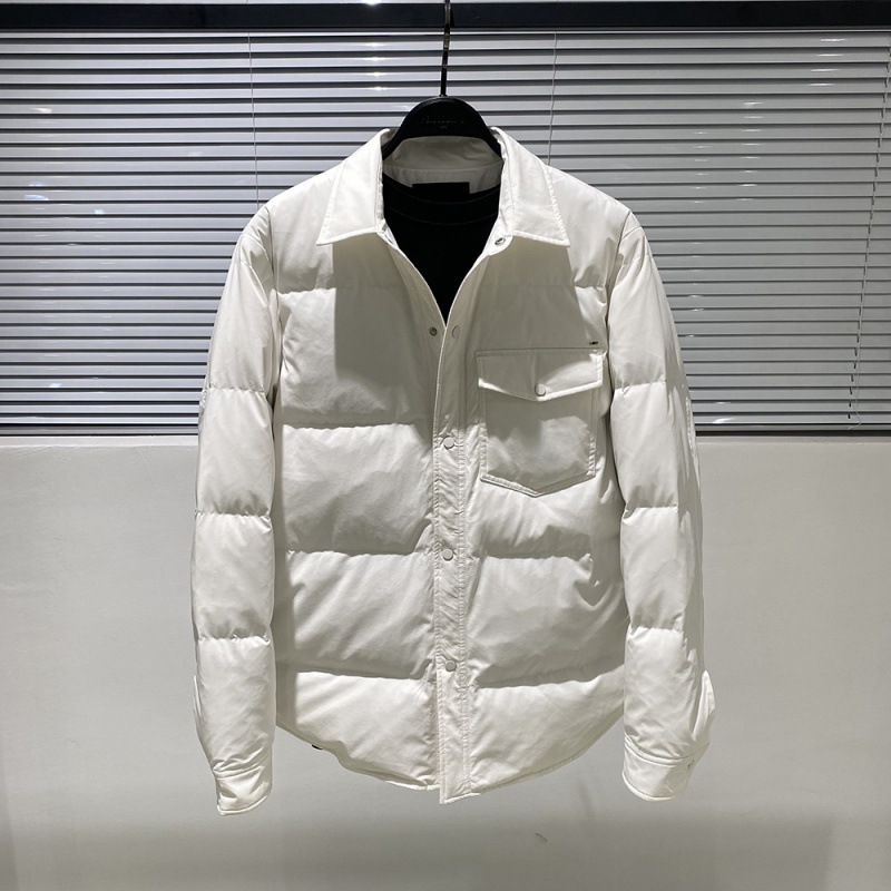 Winter light and thin Japanese warm shirt with down
