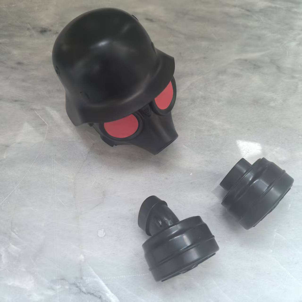 긴 코와 짧은 코 전환 가능한 트레일러 커넥터 커버 캡 빨간색