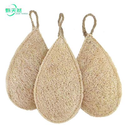 natural Water drop Loofah Cleaning cloth Dishcloth Dishcloths