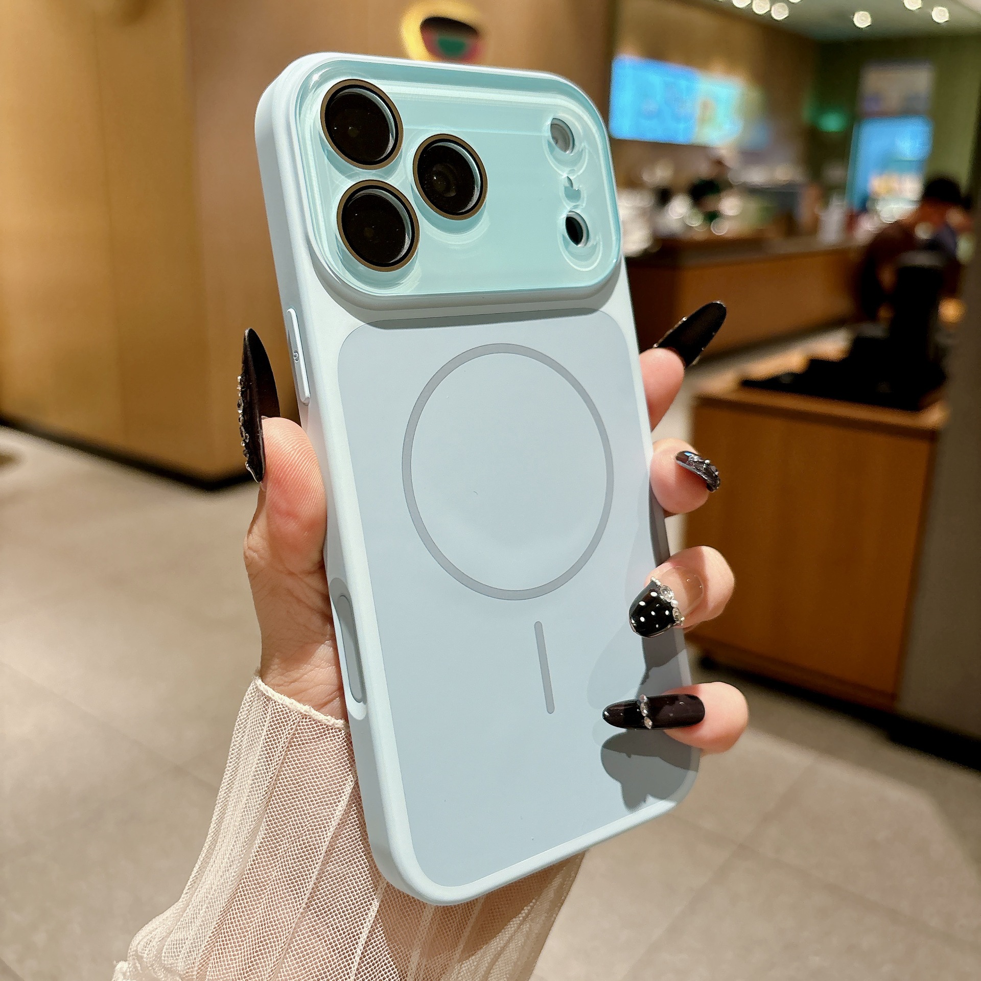 新款上架磁吸手机壳适用苹果iPhone17ProMax防摔全包液态硅胶现货