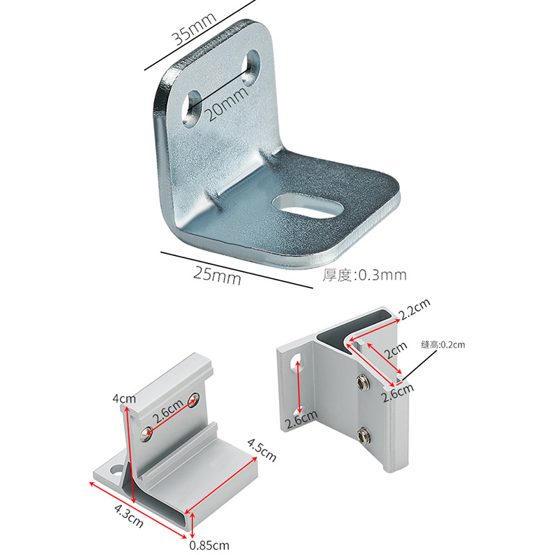 Dage puerta corredera guía de carril ángulo deslizante pista de deslizamiento puerta plegable accesorios de hardware conjunto completo de colgar polea de carril