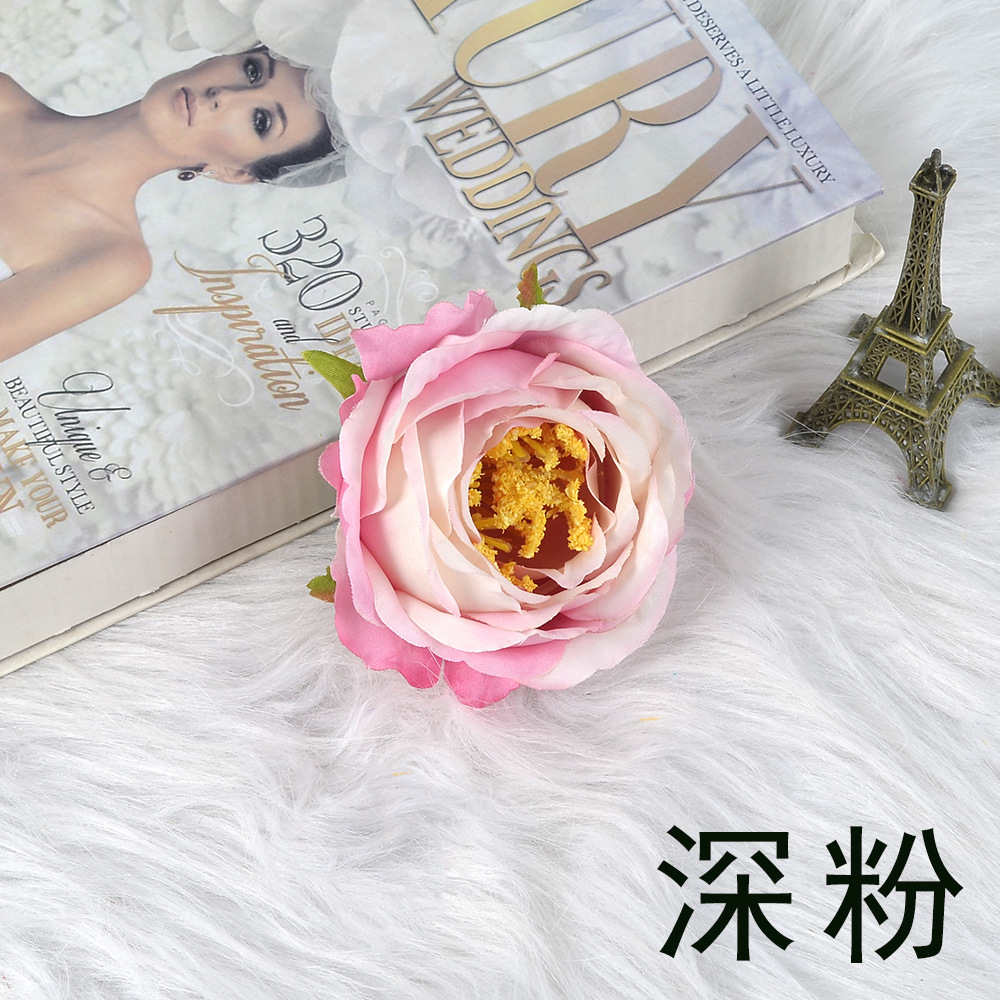 7호 하트 모란 머리 다크 파우더