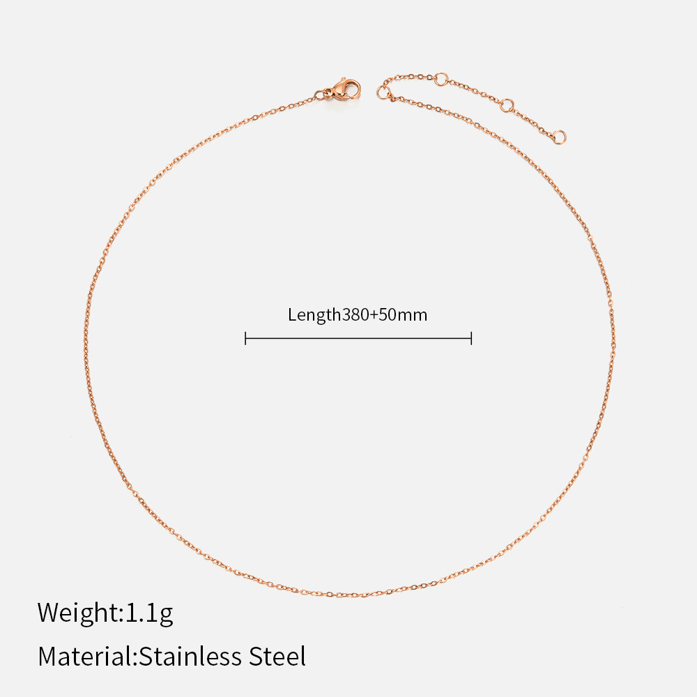 Simple Style Geometric Stainless Steel Gold Plated Necklace