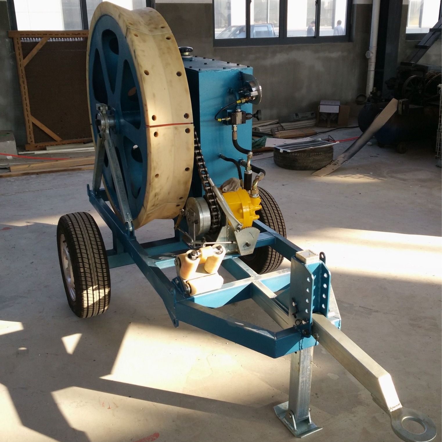 线路张力放线液压制动张力机0.75T3T2*40T55T80T90T液压张力机