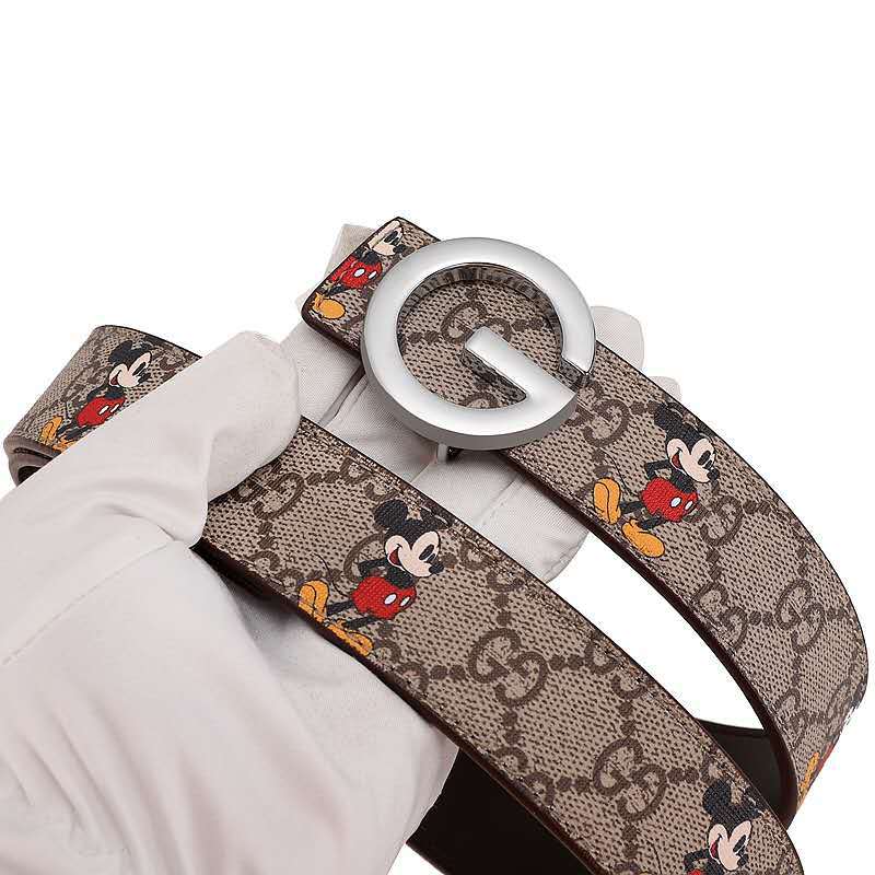 Fashion Mickey lady leather belt fashion...