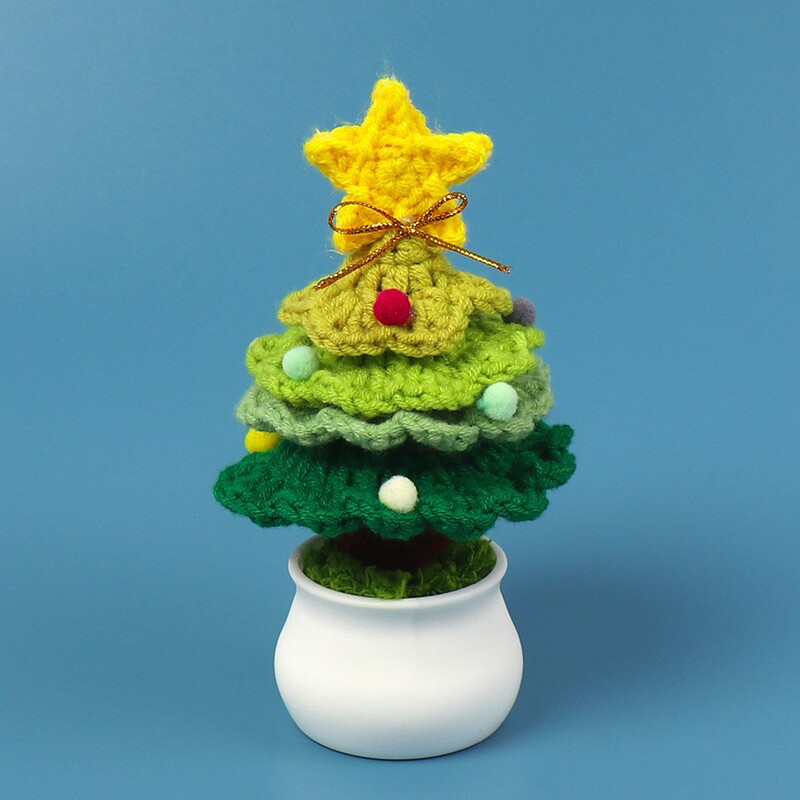 完成したウールひまわり鉢植えスズラン造花チューリップデスクトップ装飾品バレンタインデー教師クラスメートギフト|undefined