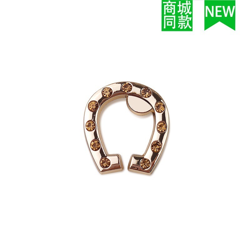 クロスボーダー卸売新しいクロックスアクセサリー靴バックル金属レターチェーン適応クロス靴花 DIY アクセサリー|undefined