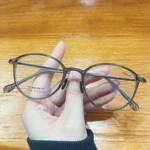 现货9108冷茶超轻纯钛眼镜框女生小脸小框架学生素颜丹阳眼镜批发