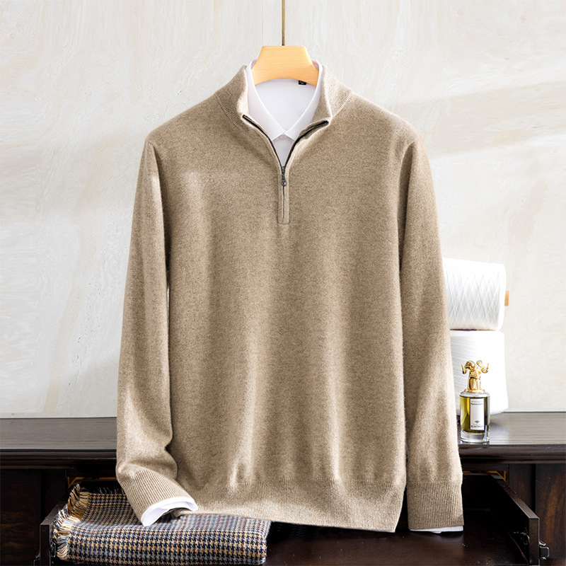 Demi-season cashmere knitted woolen base body-friendly sweater with…