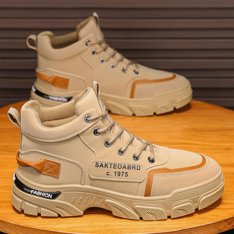 Zapatos de hombre 2025 nuevo invierno trabajo de protección del sitio de construcción impermeable antideslizante desgaste herramientas deportivas ociosas zapatos de martin image 8