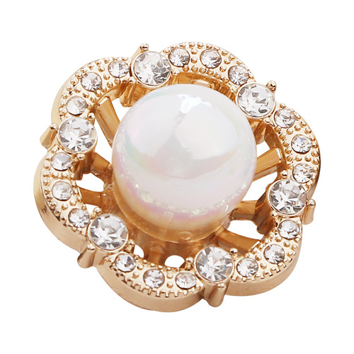 Xiaoxiangfeng hand-sewn coat buttons for women's knitted sweater jackets decorative alloy buttons metal high buttons