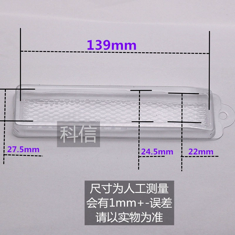Transparent plastic colorless storage box PVC, watch strap, direct factory sales