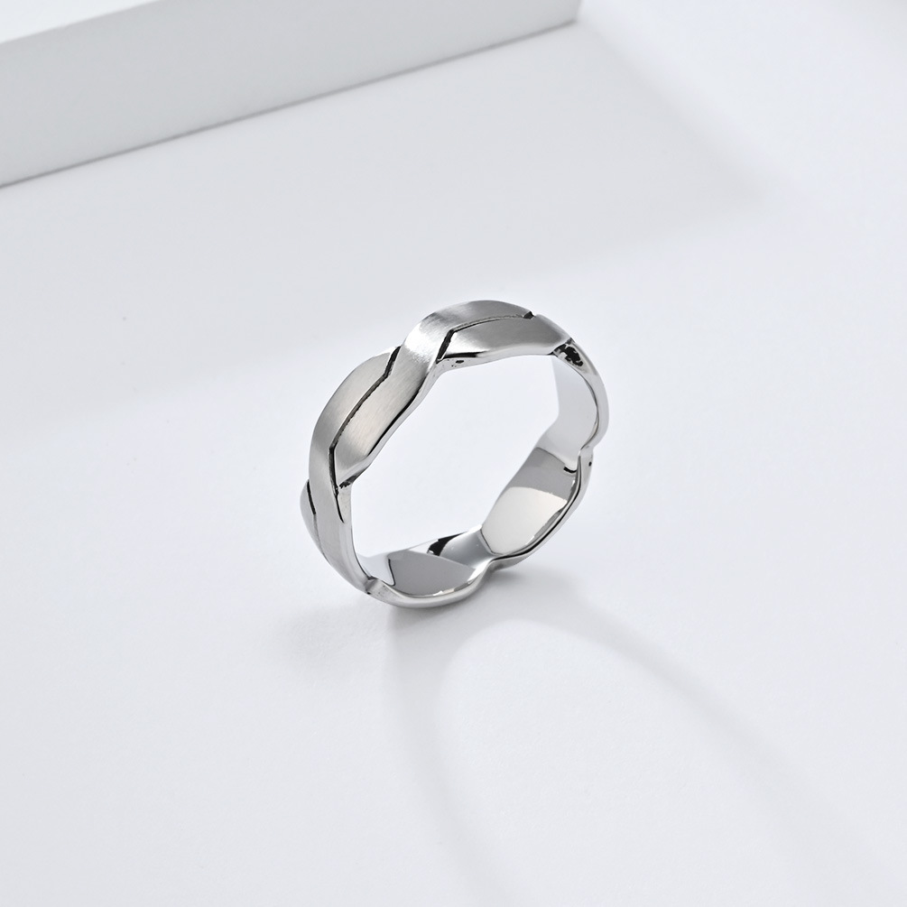 8g Weight Rings Classification 1 Piece Quantity Holiday, Daily Occasion 304 Stainless Steel Material Solid Color Pattern All Seasons Season Men's Gender Polishing Design Vacation, Classic Style Style Vacation Classic Style Solid Color 304 Stainless Steel Polishing Men's Rings Men Band Rings 1