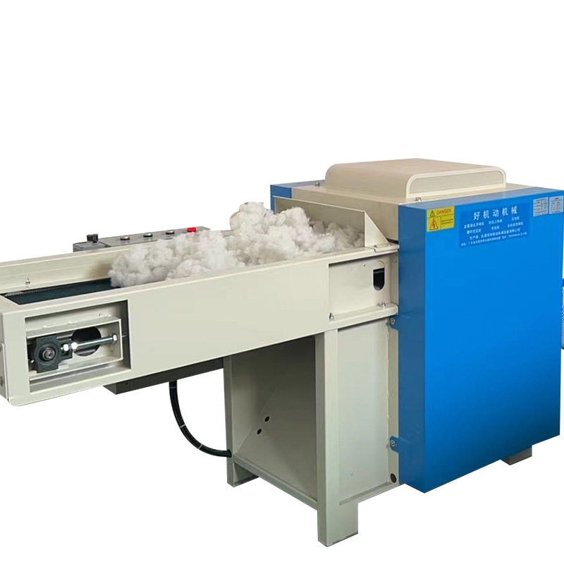 Personalizada máquina de llenado de algodón de una sola boca muñeca de peluche máquina de llenado de algodón juguete máquina de llenado de algodón núcleo de almohada almohada colchaón máquina de llenado de algodón