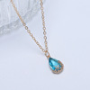 Brand sophisticated zirconium, pendant, necklace, simple and elegant design