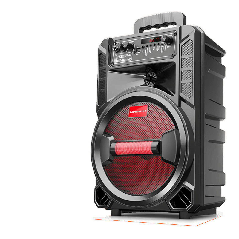 Changmei Audio Square Dance, gran volumen, gran barra de tracción al aire libre, karaoke, venta en casa, altavoz Bluetooth portátil