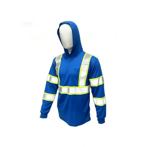 Cross-border high-visibility reflective long-sleeve polo shirt, color-blocked quick-drying work shirt, construction and road work safety protective clothing Cross-border high-visibility reflective long-sleeve polo shirt, color-blocked quick-drying work shirt, construction and road work safety protective clothing