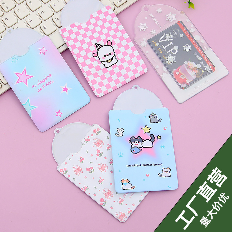 Customized Soft Rubber Pvc Card Holder in Korean Ins Style for Fans, Suitable for Business Office Id Protection, Available for Wholesale Customized Soft Rubber Pvc Card Holder in Korean Ins Style for Fans, Suitable for Business Office Id Protection, Available for Wholesale