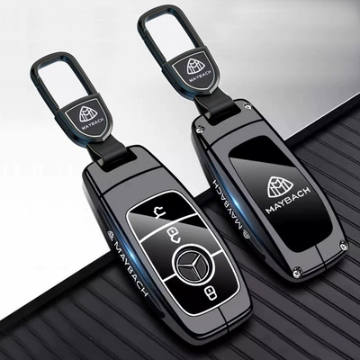 Suitable for Mercedes-Benz Maybach S-Class Static Rod/Key Bag - type-a-gun-black-car-logo-buckle