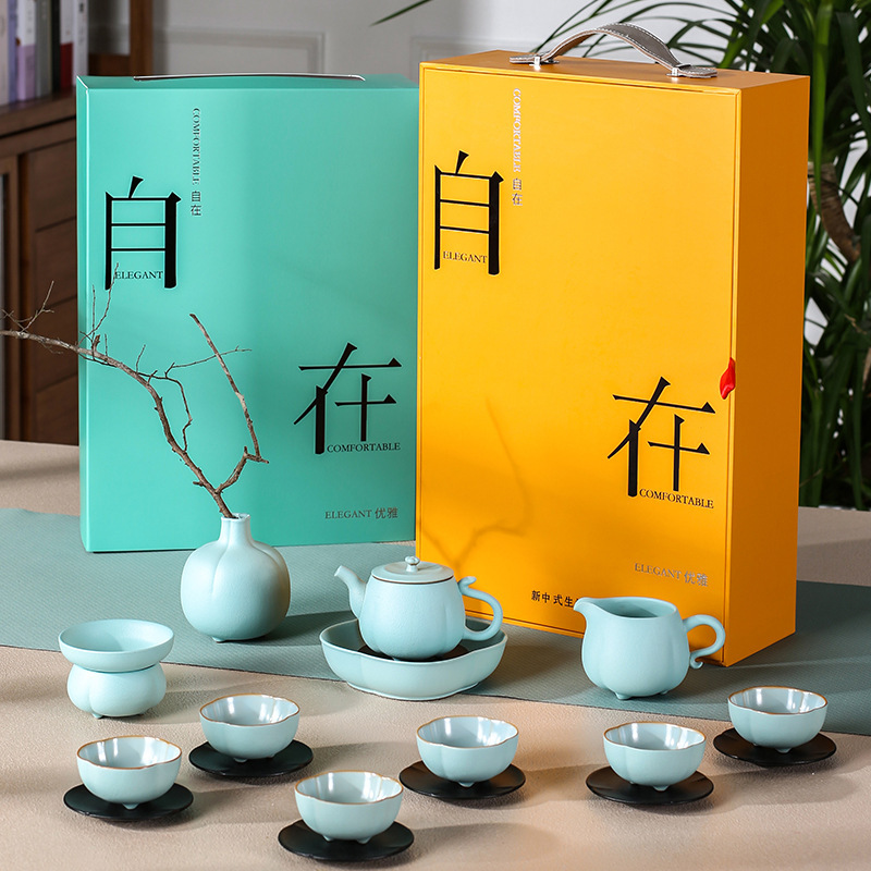 ceramic tea set for home use