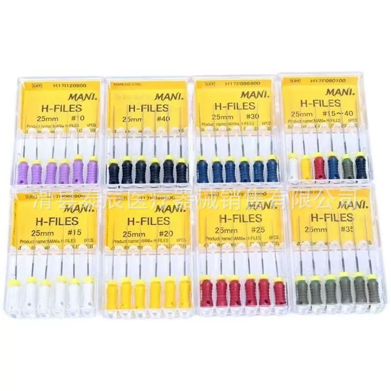 Стоматологический материал из нержавеющей стали корневой файл никель-титановый корневой файл KH файл R файл боковой иглы для внешней торговли