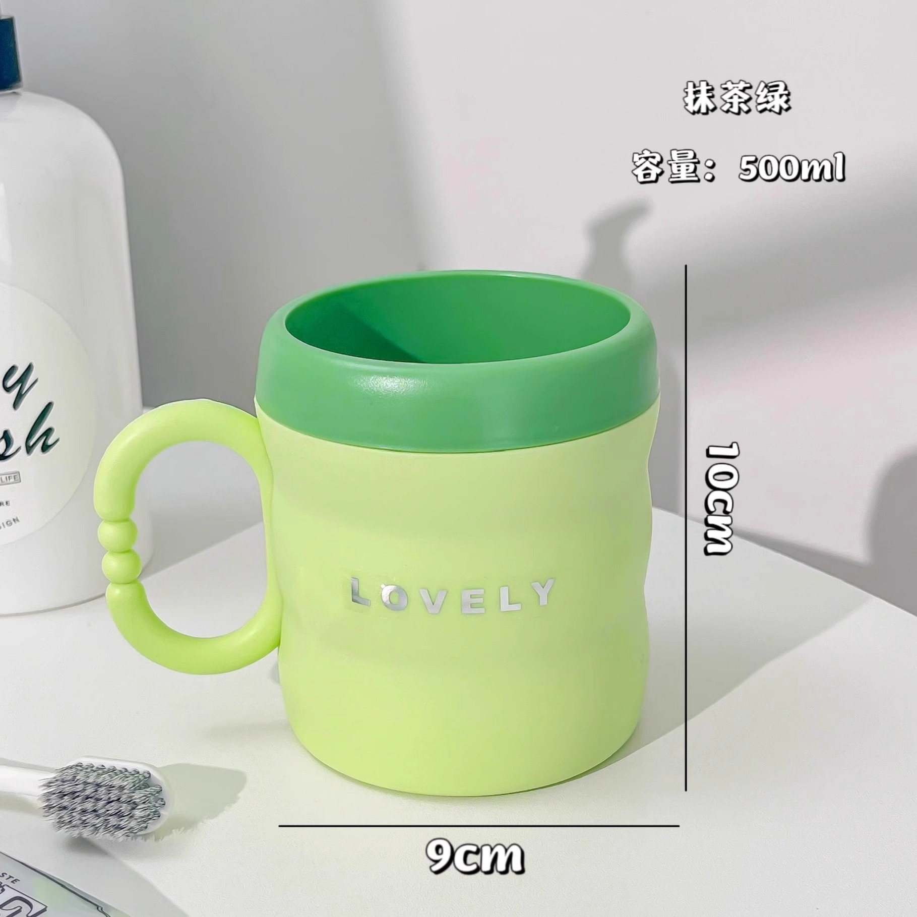 Taza de enjuague casera de doble color de bambú, taza de enjuague duradera, taza de enjuague de almacenamiento de cepillo de dientes para dormitorios de estudiantes image 18