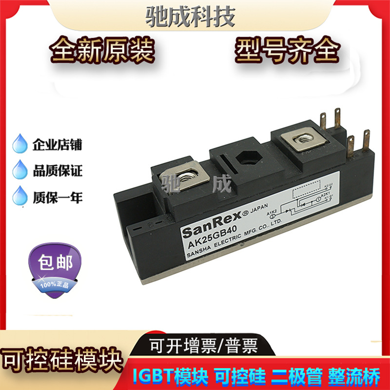 可控硅模块AK25GB40 AK55GB80 AK90GB40批发直销欢迎惠顾