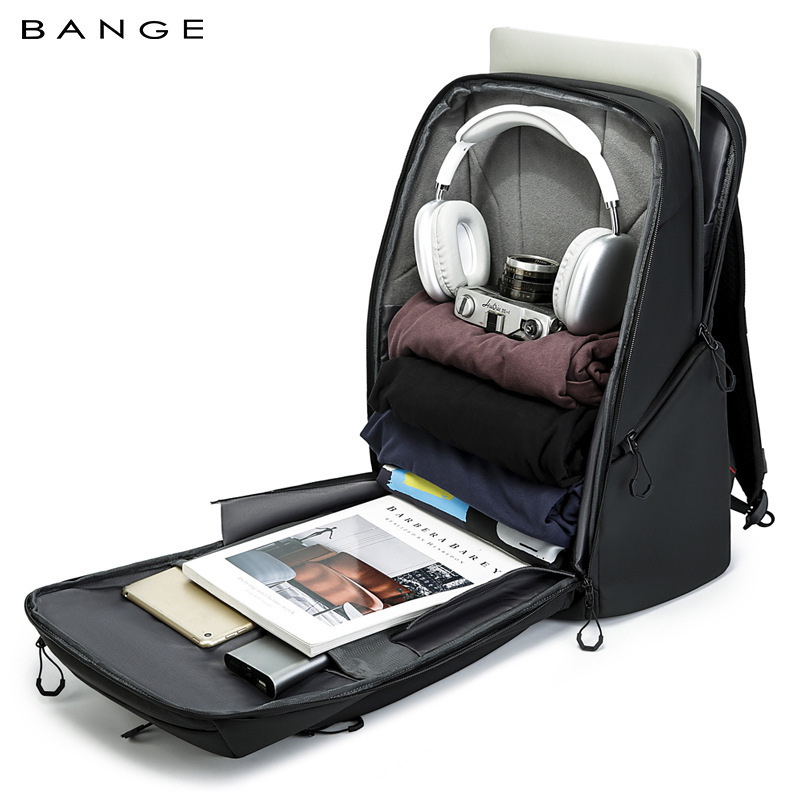 Zaino multifunzionale Bange da uomo, grande capacità, per pendolari, doppio uso, per riporre la fotografia, borsa per fotocamera DSLR_voghion.com