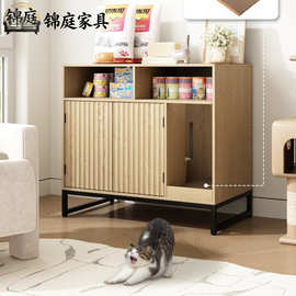 工厂定制猫窝波浪造型格栅形状猫柜置物架可选择颜色款式量大出口