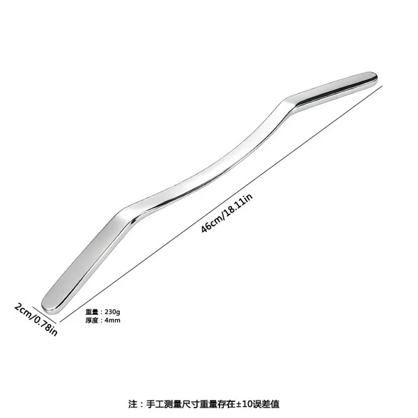 Roller Massager Facial Stainless Steel Metal Shaving Board Eye Beauty Tool Scraping Instrument Meridian Pulling Stick