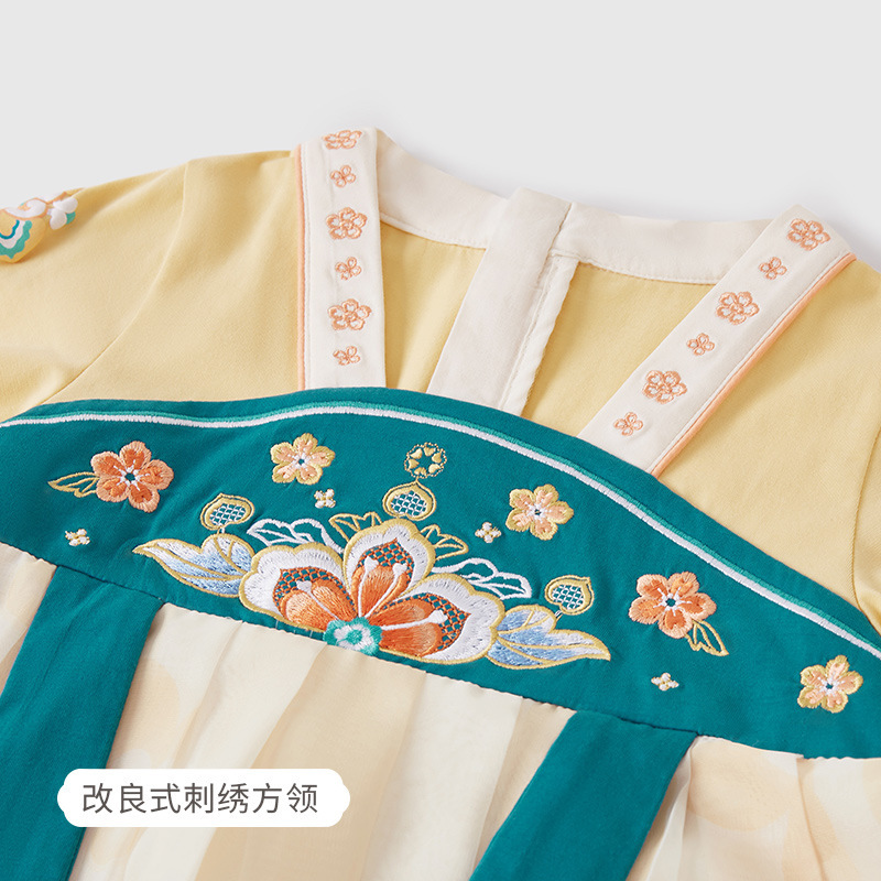 ジェリーベイビー 8 子供服女の子夏半袖スカートベビー夏服子供服 7 古代スタイル漢服女の子|undefined