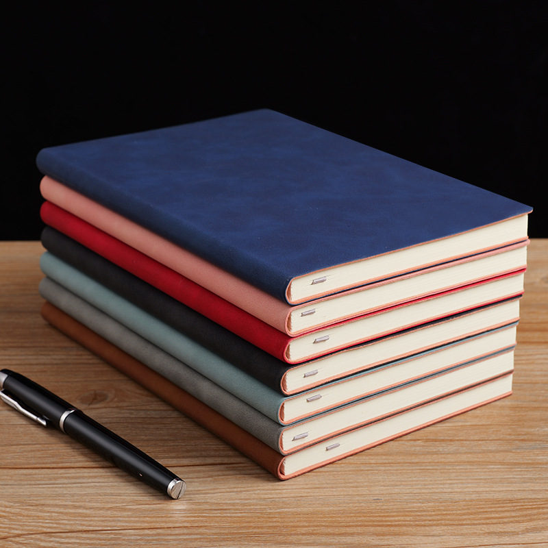 Cuaderno personalizado a5 cuaderno grueso de alto valor libro de contabilidad manual libro de contabilidad diario de estudiantes caja de regalo de negocios al por mayor