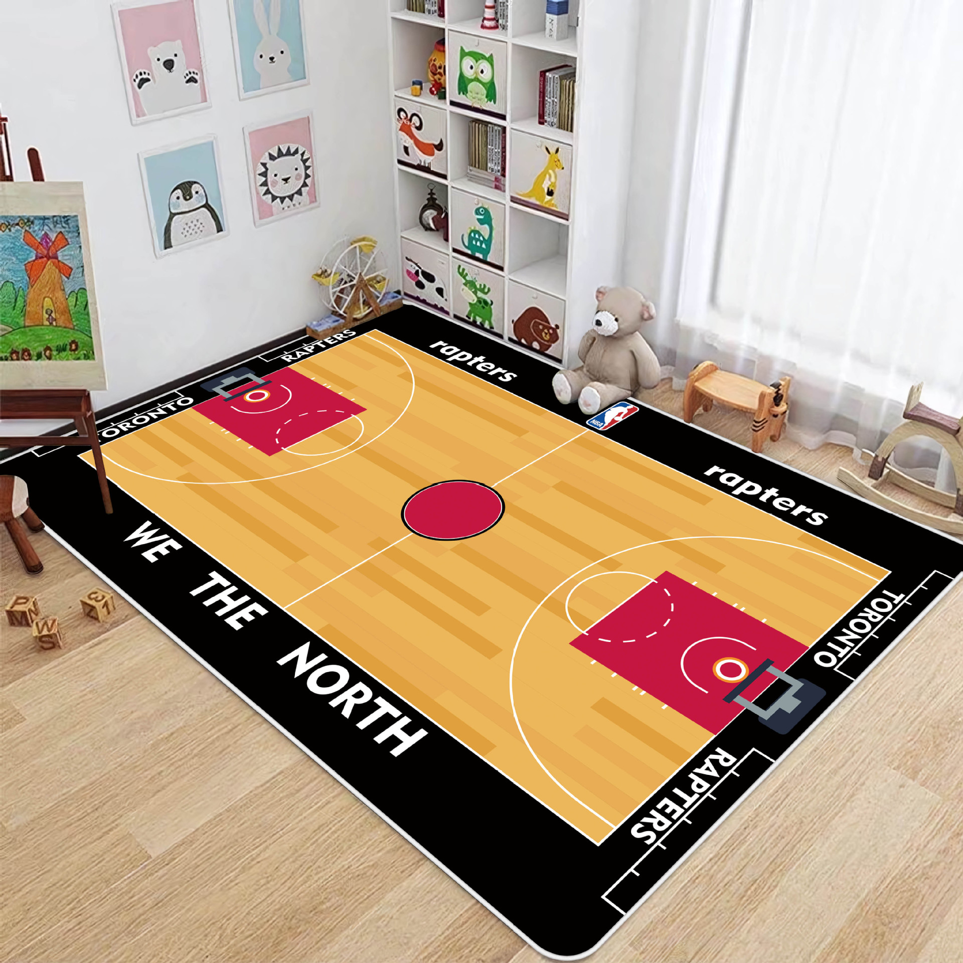 Alfombrilla de entrenamiento de fútbol interior verde simple para el hogar, resistente a la suciedad y fácil de cuidar, alfombrilla de terciopelo de cristal antideslizante, alfombrilla resistente al desgaste