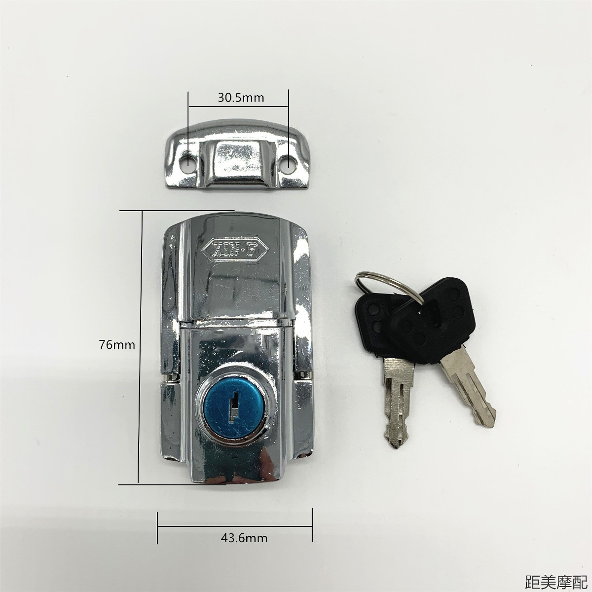Big Sheep Motorcycle Tailbox Lock Big Sheep Special Rear Trunk Luxury Harley King Luggage Lock Accessories