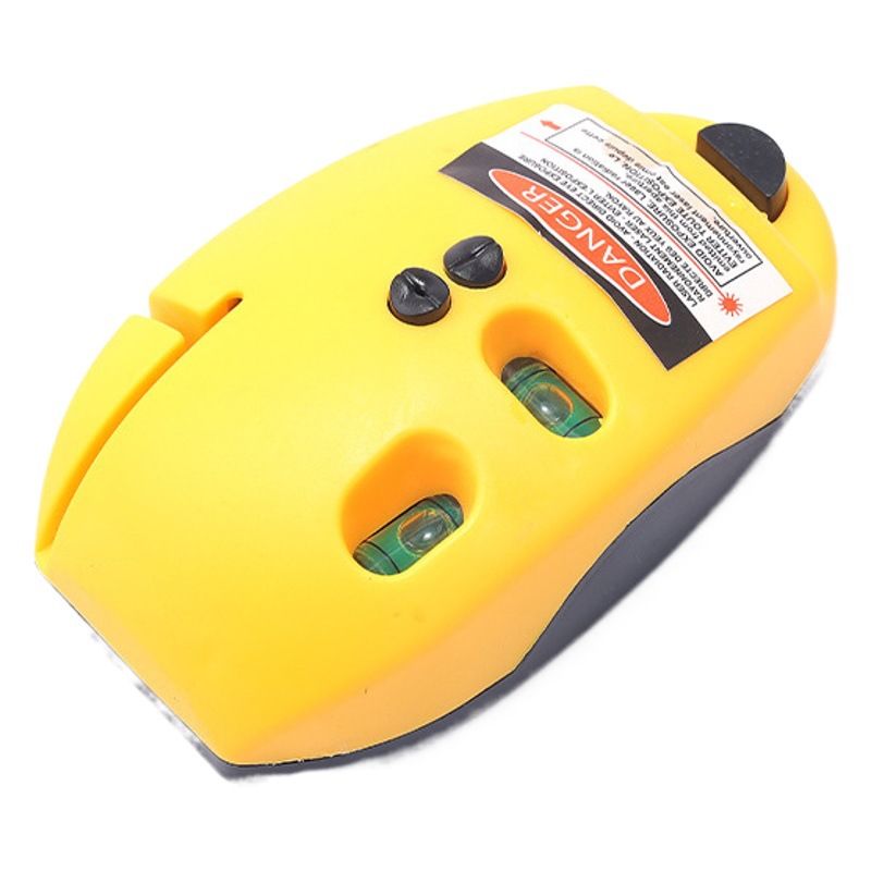 Medidor de nivel láser infrarrojo Herramienta de línea de decoración de luz fuerte para exteriores Tipo de mouse Medidor de nivel de tierra Luz fuerte Luz verde