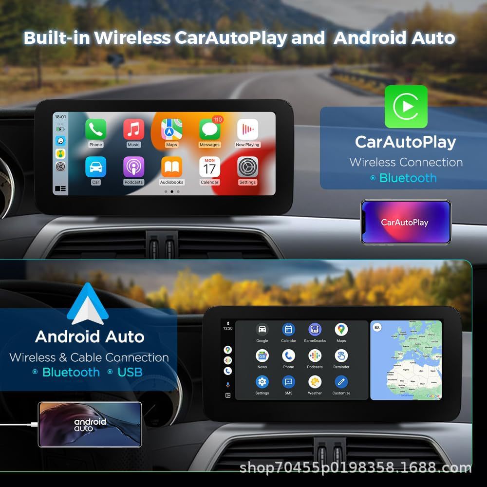 Suitable for 11-14 Mercedes-Benz C-Class W204 Ntg4.5 Android Central Control Large Screen Gps Navigator Carplay
