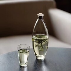 高ホウケイ酸ガラス透明水出しボトル、シンプルな冷水ケトル、高温耐性、大容量家庭用冷水ケトル