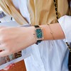 Square watch, fashionable retro women's watch, waterproof watch strap