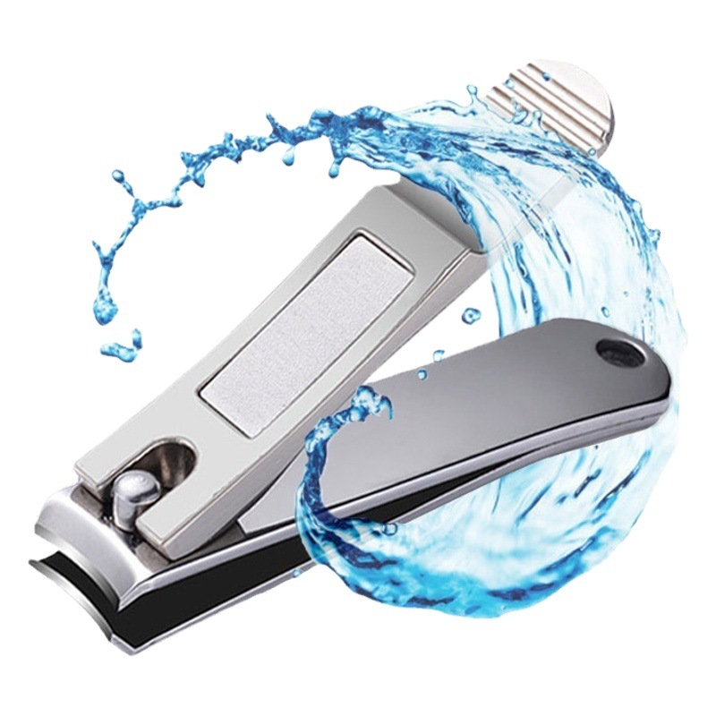Spot Factory Direct Sales Stainless Steel Nail Clippers with Nail Clippers Nail Scissors Large Single Wholesale