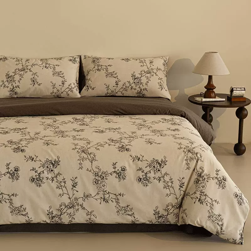 轻奢高级全棉床上磨毛四件套纯棉冬季新款加厚床单被套三件套床品