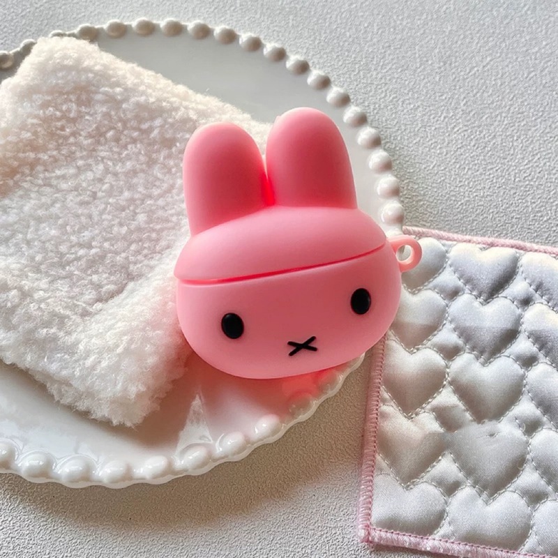 かわいいミッフィーウサギ airpods4 保護カバー Apple 1/2 世代ワイヤレス Bluetooth ヘッドフォンケース pro3 世代シリコンソフト|undefined