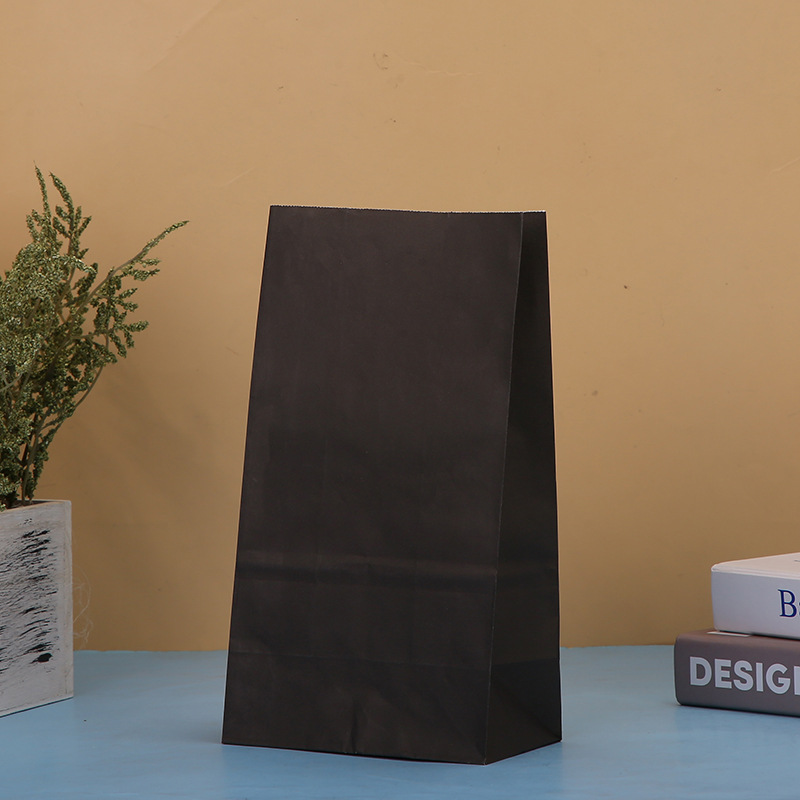 Bolsas de papel Kraft de color sólido para alimentos, dulces, fiestas de cumpleaños, regalos, diseño creativo de boutique