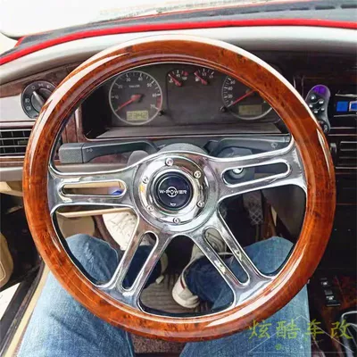 Other Car Modifications, Longdi retro racing car Jetta - four-shelves-peach-wood-grain-style